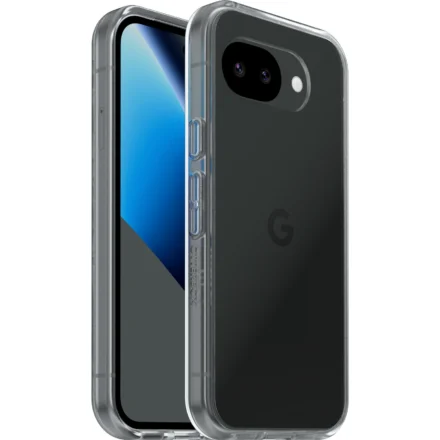 OtterBox React Google Pixel 10A 5G (6.3″) Case Clear – (77-000217), Antimicrobial, DROP+ 3X Military Standard,Raised-Edges,7 Years Warranty
