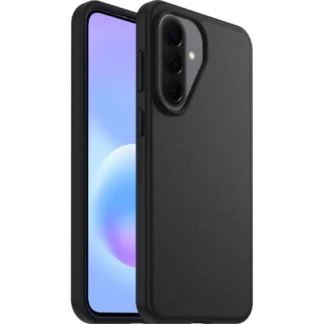 OtterBox React Samsung Galaxy A57 5G (6.7″) Case Black- (77-000446),Antimicrobial,DROP+ Military Standard,Raised Edges, 7 Years Warranty