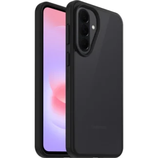 OtterBox React Samsung Galaxy A37 5G (6.7″) Case Clear/Black – (77-000474), Antimicrobial,DROP+ Military Standard, Raised Edges, 7 Years Warranty