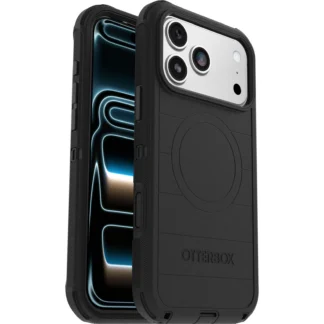 OtterBox Defender Pro MagSafe Apple iPhone 18 Pro Max / iPhone 17 Pro Max (6.9″) Case Black-(77-000958), Camera Control, 7 Years Warranty