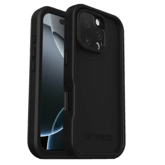 OtterBox FRE MagSafe Apple iPhone 16 Pro Max (6.9″) Case Black – (77-96158), DROP+ 5X Military Standard, Built-In Screen Protector, 7 Years Warranty