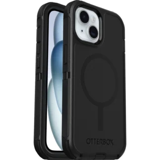 OtterBox Defender MagSafe Apple iPhone 17e /  iPhone 16e / iPhone 15/ iPhone 14 / iPhone 13 (6.1″) Case Black- (77-97534), 7 Years Warranty