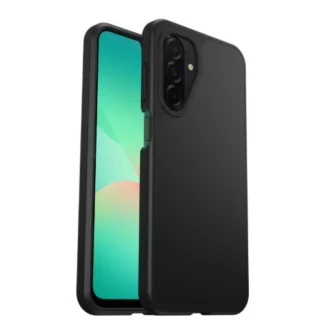 OtterBox React Samsung Galaxy A26 5G (6.7″) Case Black – (77-97662),Antimicrobial,DROP+ Military Standard,Raised Edges,7 Years Warranty