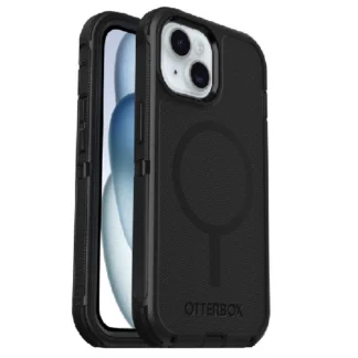 OtterBox Defender MagSafe Apple  iPhone 17e / iPhone 16e / iPhone 15 / iPhone 14 / iPhone 13 (6.1″) Case Black – No Retail Packaging ,7 Years Warranty