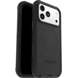 OtterBox Defender Pro MagSafe Apple iPhone 18 Pro / iPhone 17 Pro (6.3″) Case Black – (77-98380), Camera Control, Raised Edges, 7 Years Warranty