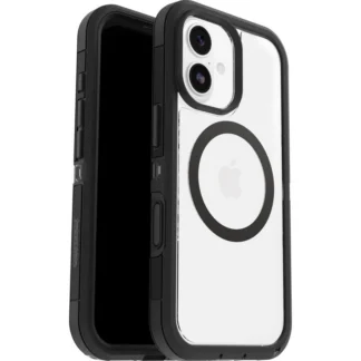 OtterBox Defender  Pro XT  MagSafe Apple iPhone 17 (6.3″) Case Dark Side (Clear/Black) – (77-98480), DROP+ 7X Military Standard, 7 Years Warranty