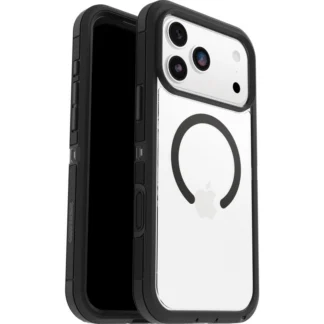 OtterBox Defender Pro XT MagSafe Apple iPhone 17 Pro Max (6.9″) Case Dark Side (Clear/Black) – (77-98534), DROP+ 7X Military Standard,7 Years Warranty