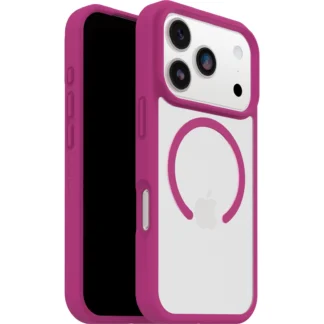 OtterBox React MagSafe Apple iPhone 18 Pro Max / iPhone 17 Pro Max (6.9″) Case Rose Crystal (Pink/Clear) – (77-98654), 7 Years Warranty
