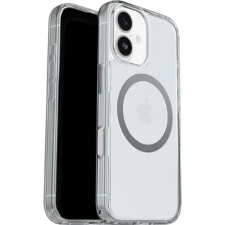 OtterBox Symmetry Clear MagSafe Apple iPhone 17 (6.3″) Case Clear – (77-98781), DROP+ 3X Military Standard, Raised Edges, Hassle-Free,7 Years Warranty