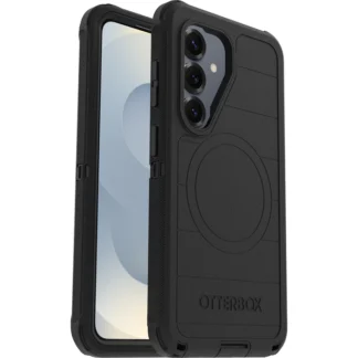 OtterBox Defender Pro Magnets Samsung Galaxy S26 5G (6.3″) Case Black – ProPack – (77-99881), DROP+ 7X Military Standard, Tri-Layer, 7 Years Warranty