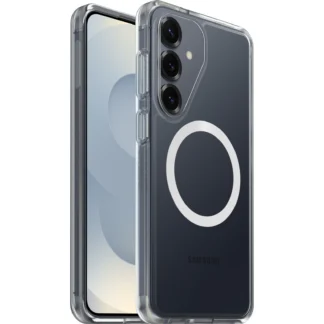 OtterBox React Magnets Samsung Galaxy S26+ 5G (6.7″) Case Clear – (77-99942),DROP+ Military Standard,Raised Edges,7 Years Warranty