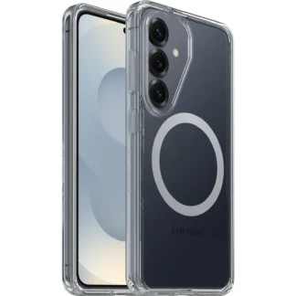 OtterBox Symmetry Clear Magnets Samsung Galaxy S26 5G (6.3″) Case Clear – (77-99970), DROP+ 3X Military Standard, Raised Edges, 7 Years Warranty