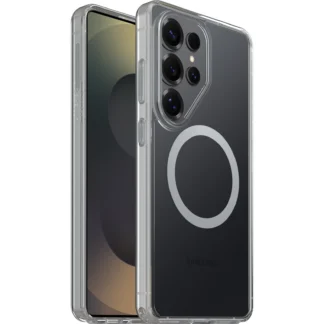 OtterBox Symmetry Clear Magnets Samsung Galaxy S26 Ultra 5G (6.9″) Case Clear – (77-99972), DROP+ 3X Military Standard, Raised Edges, 7 Years Warranty