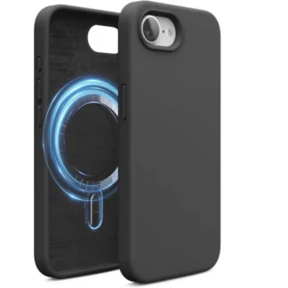 USP Apple iPhone 17e /  iPhone 16e (6.1″) Silicon Case Black with Magsafe – Shockproof , Raised Edges , Anti-Slip, 5 Years Warranty