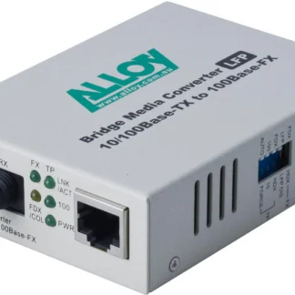 Alloy FCR200ST 10/100Base-TX to 100Base-FX Multimode Fibre (ST) Converter with LFP via FEF or FM. 2Km