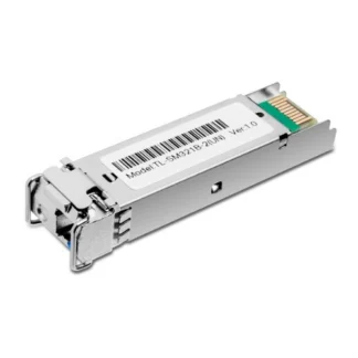 TP-Link 1000Base-BX WDM Bi-Directional SFP Module (TL-SM321B-2) TX: 1310nm, RX: 1550nm, Up To 2KM Transmission Distance, LC Simplex