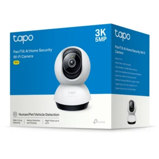 TP-Link TC74 Pan/Tilt AI Home Security Wi-Fi Camera , 3K 5MP (2880×1620), 2.4 GHz, Horizontal 360º